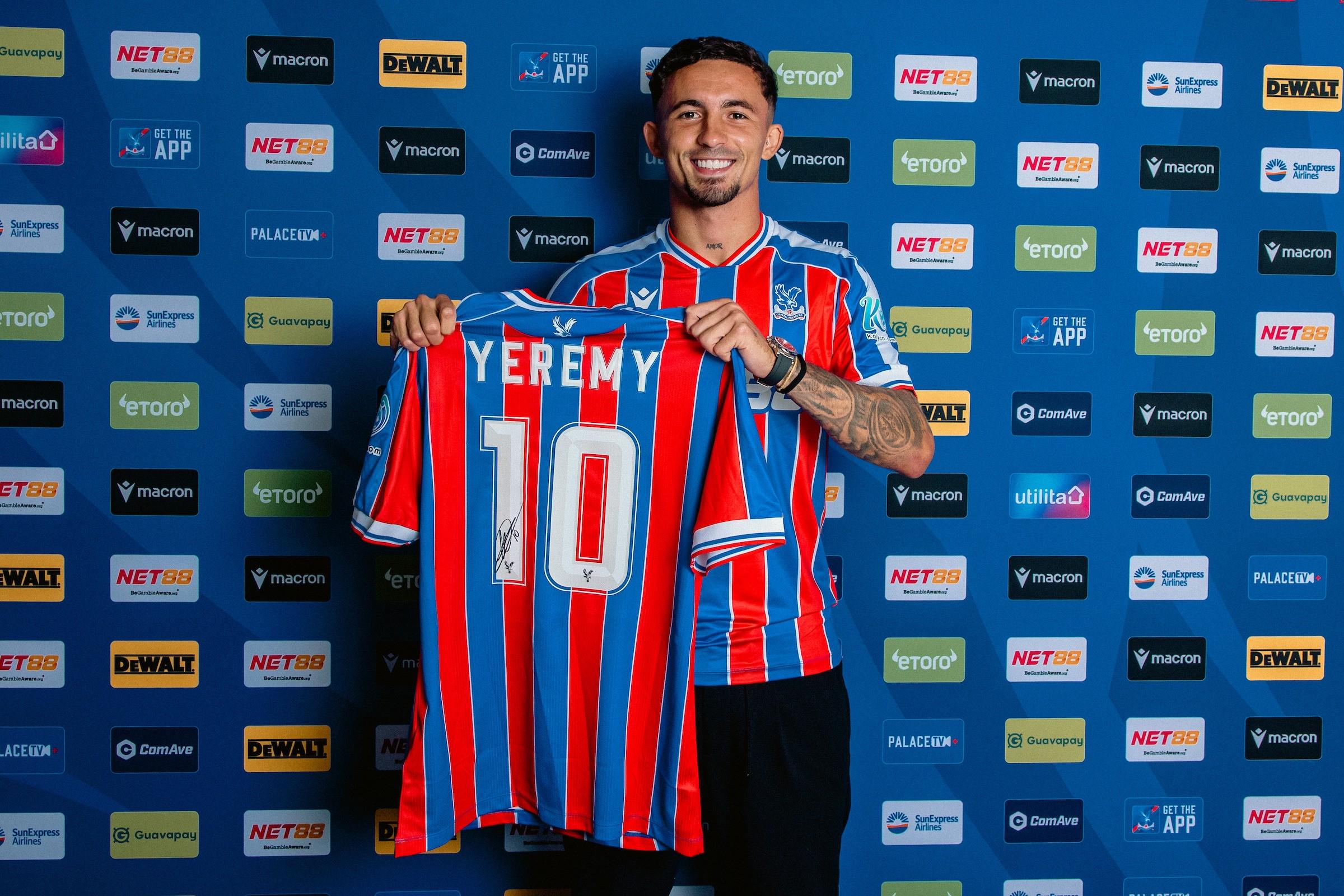 官員：水晶宮簽署了Huang Qian Striker Yeremi Pino；據報道 總價為2600萬英鎊