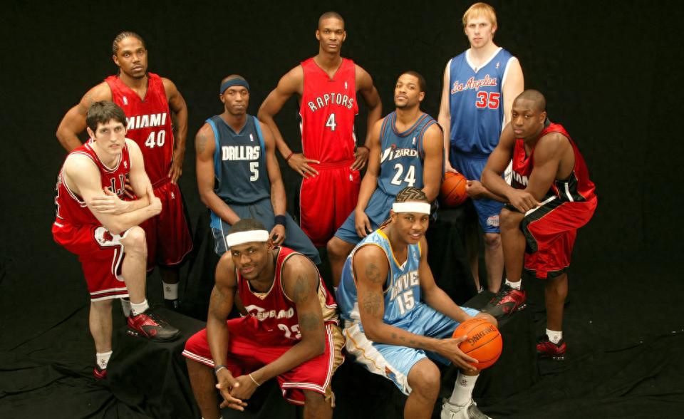 重新排列2003年選秀大會NBA的前5個選秀權 安東尼排名第三 韋德排名第二