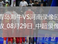 08月29日中超第23輪青島海牛vs河南全場(chǎng)錄像